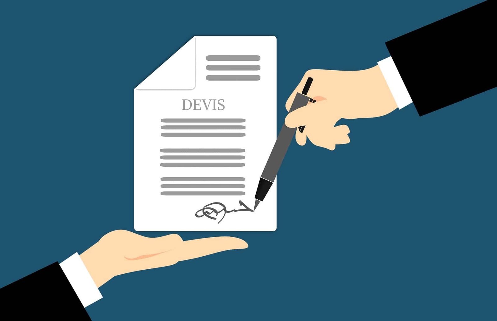 Devis signé